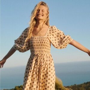 Christy Dawn Katrina Dress XS Sold Out Blooming Cream